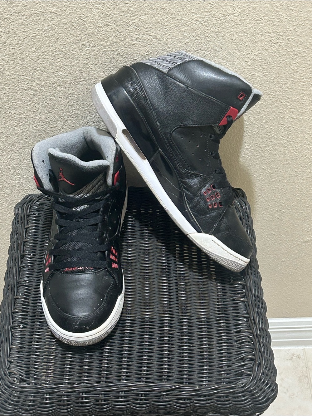 Size 12 Jordan SC-1 Black Gym Red 538698-020